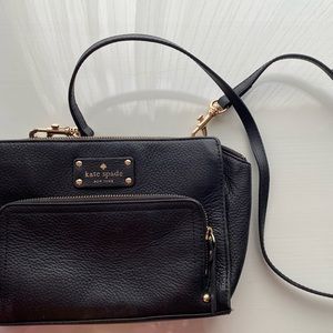 Black Kate Spade Baxter Street Crossbody Purse